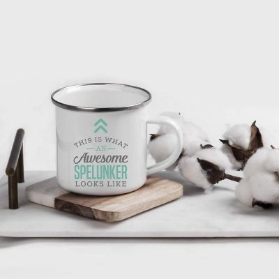 11oz Campfire Mug Awesome Spelunker Image 1