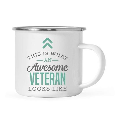 11oz Campfire Mug Awesome Veteran Image 1