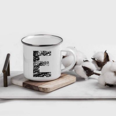 11oz Campfire Mug Monogram E Image 1