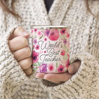11oz Campfire Mug World's Best Teacher Image 2