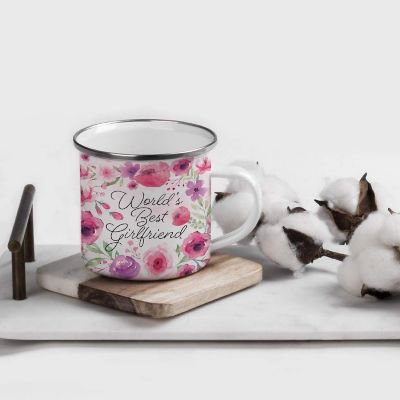 11oz CampMug World's Best Girlfriend Image 1