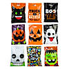 12 1/2" x 17" Bulk 250 Pc. Halloween Trick-or-Treat Plastic Goody Bag Assortment Image 1