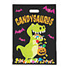12 1/2" x 17" Bulk 50 Pc. Candysaurus Trick-or-Treat Plastic Goody Bags Image 1