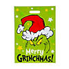 12 1/2" x 17" Bulk  50 Pc. Large Dr. Seuss&#8482; The Grinch Christmas Plastic Goody Bags Image 1