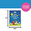 12 1/2&quot; x 17&quot; Bulk 50 Pc. Large Nativity Joy to the World Plastic Goody Bags Image 4