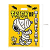 12 1/2" x 17" Bulk 50 Pc. Large Peanuts&#174; Snoopy Halloween Trick-Or-Treat Plastic Goody Bags Image 1