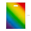 12 1/2" x 17" Bulk 50 Pc. Rainbow Ombre Goody Bags Image 1