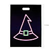 12 1/2&#8221; x 17" Neon Halloween Plastic Goody Bags- 100 Pc. Image 1
