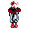 12.25" Patriotic Heart 4th of July Americana Gnome Image 4