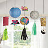 12&quot; &amp; 18&quot; 90s Hanging Paper Lanterns - 5 Pc. Image 2