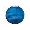 12" Blue Hanging Paper Lanterns &amp;#8211; 6 Pc. Image 1