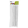12" Bulk 100 Pc. Essentials By Leisure Arts White Chenille Stems Image 1
