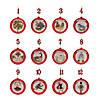 12 Days Of Christmas Ornaments (Set Of 12) 4.75"H Glass Image 1