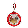 12 Days Of Christmas Ornaments (Set Of 12) 4.75"H Glass Image 3