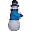 12 Ft. Airblown&amp;#174; Inflatable Snowman with Rainbow Lightshow Snowflake Outdoor Yard Decoration Image 1
