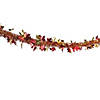 12 Ft. Fall Leaves Tinsel Garland Image 1