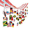 12 ft. International Games Flags Plastic Ceiling Decoration Image 1