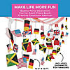 12 ft. International Games Flags Plastic Ceiling Decoration Image 1