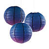 12" Galaxy Print Hanging Paper Lanterns - 3 Pc. Image 1
