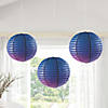 12" Galaxy Print Hanging Paper Lanterns - 3 Pc. Image 2