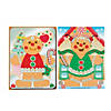 12 Gingerbread Man Sticker Sheets - 12 Pc. Image 1