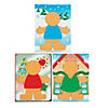 12 Gingerbread Man Sticker Sheets - 12 Pc. Image 1
