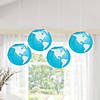 12" Globe Hanging Paper Lanterns - 3 Pc. Image 2