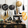 12" Gold Hanging Paper Lanterns - 6 Pc. Image 2