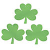 12" Green Metallic Shamrocks - 12 Pc. Image 1