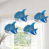 12" Jawsome Shark Paper Lanterns - 4 Pc. Image 2