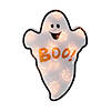 12" Lighted Holographic Ghost Halloween Window Silhouette Decoration Image 1