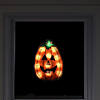 12" Lighted Jack-O-Lantern Halloween Window Silhouette Image 2