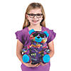 12" Medium Bright Color Graffiti-Style Stuffed Bears - 3 Pc. Image 1
