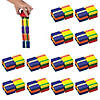 12" Multicolored Wood Jacob&amp;#8217;s Ladders - 12 Pc. Image 1