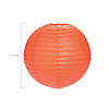 12" Orange Hanging Paper Lanterns - 6 Pc. Image 1