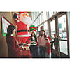 12' Outdoor Blow Up Inflatable Santa with Gift & Candy Cane Image 2