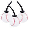 12 oz. Baseball Reusable BPA-Free Plastic Cups with Lids & Straws - 8 Ct. Image 1