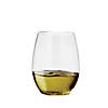 12 oz. Clear Elegant Stemless Plastic Wine Glasses (64 Glasses) Image 1