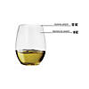 12 oz. Clear Elegant Stemless Plastic Wine Glasses (64 Glasses) Image 3