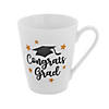 12 oz. Congrats Grad White Reusable Ceramic Coffee Mug Image 1