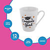 12 oz. Congrats Grad White Reusable Ceramic Coffee Mug Image 3