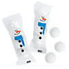 12 oz. Snowman Strawberry Gumball Fun Packs - 12 Pc. Image 1