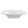 12 oz. Solid White Rounded Square Disposable Plastic Soup Bowls (120 Bowls) Image 1