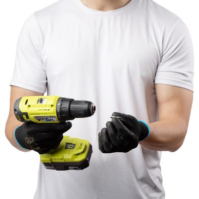 12 PAIRS Men Work Gloves, Lightweight Grip Gloves For Work, Large Image 1