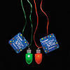 12 Pc. 30&quot; Religious Light-Up Christmas Bulb Breakaway Necklaces with Card for 12 Image 1