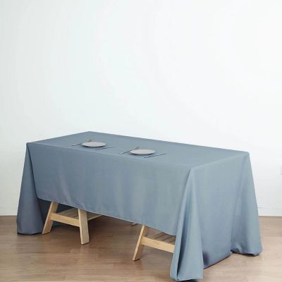 12 Pcs 60X126" Polyester Tablecloths Wedding Catering Dining Table Linens  Image 2
