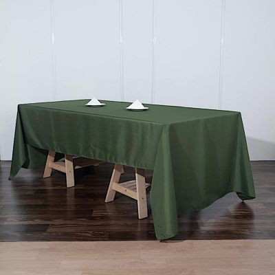 12 Pcs 60X126" Polyester Tablecloths Wedding Catering Dining Table Linens  Image 2