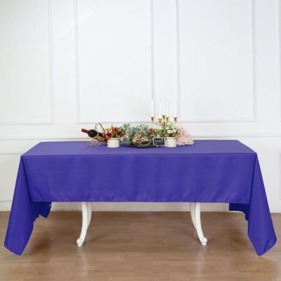 12 Pcs 60X126" Polyester Tablecloths Wedding Catering Dining Table Linens  Image 2