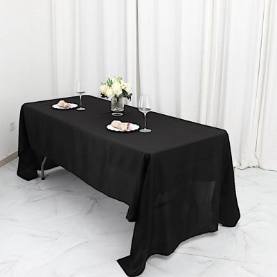 12 Pcs 60X126" Polyester Tablecloths Wedding Catering Dining Table Linens  Image 2