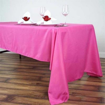 12 Pcs 60X126" Polyester Tablecloths Wedding Catering Dining Table Linens  Image 2